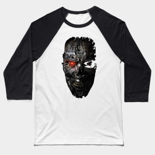 Robot face Baseball T-Shirt